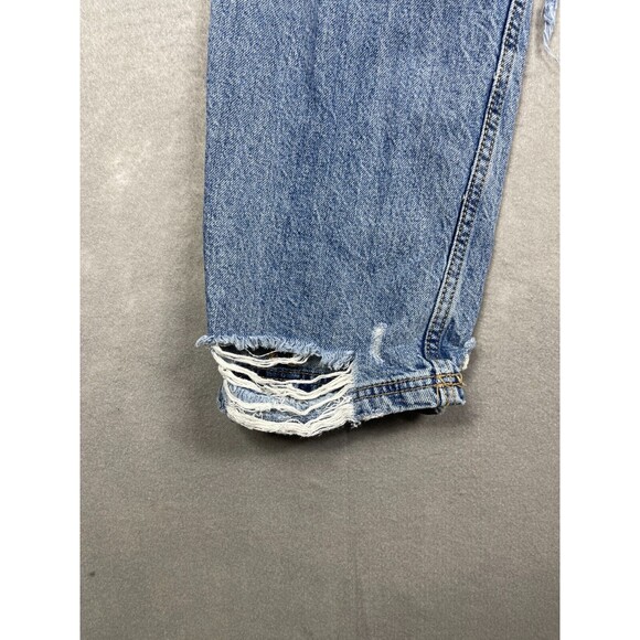 We The Free Crvy Jeans Womens 26 Heavily Distressed Jeans Button Fly High-rise - Picture 9 of 16